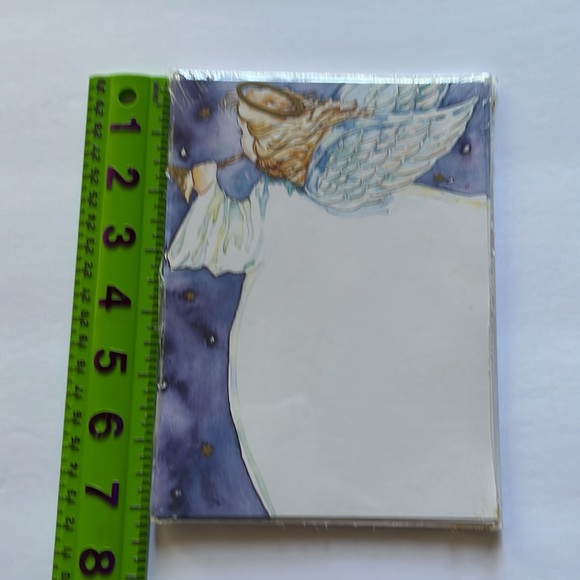 Vintage Angel Christmas Cards Holiday Graphic Cards Pack of 8 NWT - Picture 7 of 7